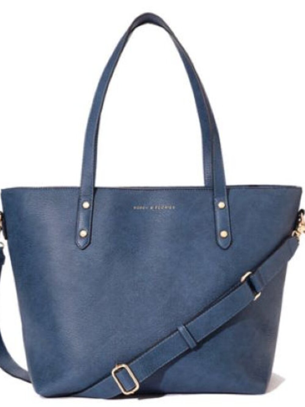 Poppy & Peonies, Go-Getter Tote, Navy, NWT